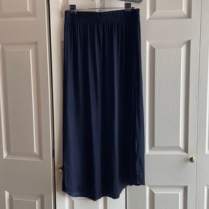 Blue Midi Skirt - Lightweight - Size M